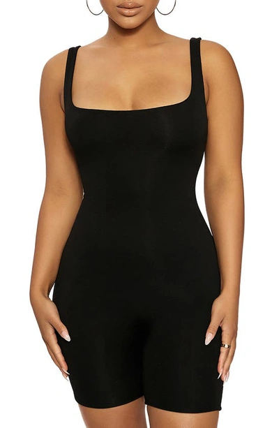 Shop Naked Wardrobe The Nw Sporty Romper In Black