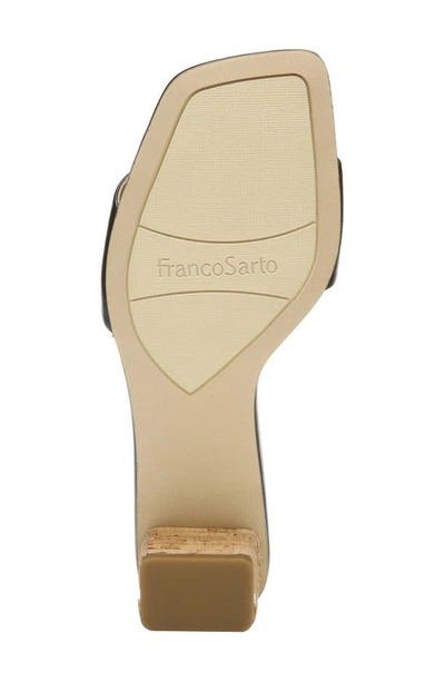 Shop Franco Sarto Cruella Slide Sandal In Black Leather