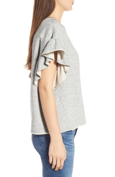 Shop Ag Bes Sweatshirt In Heather Grey