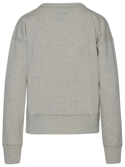 Shop Isabel Marant Ecred Cotton Shad Sweatshirt In Beige