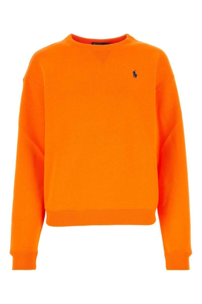 Shop Polo Ralph Lauren Sweatshirts In Orange