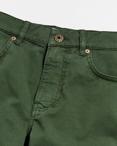 Shop Reid 5 Pocket Pant In Pine Green
