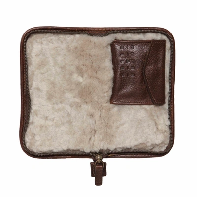 Billy Reid Accessories Case In Titan Milled Brown