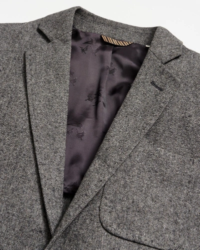 Shop Reid Archie Jacket In Charcoal Grey