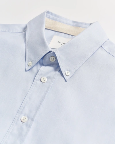 Shop Reid Arnie Oxford Shirt In Light Blue