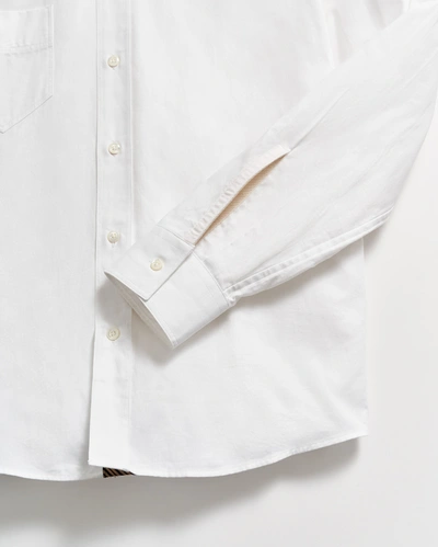 Shop Reid Arnie Oxford Shirt In White