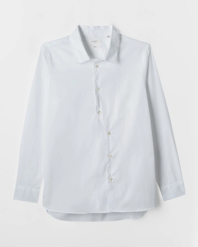 Shop Reid Asymmetrical Placket Shirt In White