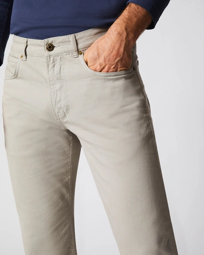 Shop Reid Bedford 5 Pocket Pant In Grey
