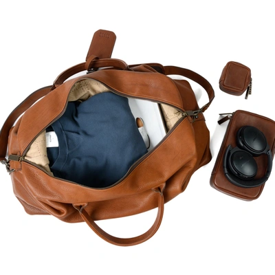Billy Reid Benedict Weekend Bag In Seven Hills Umber
