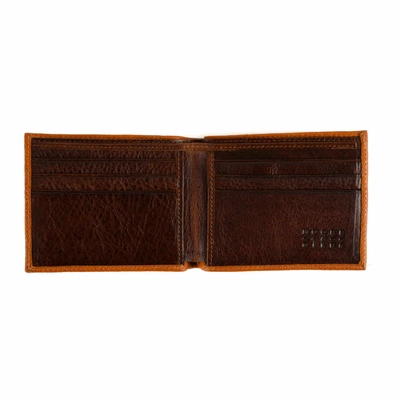 Shop Billy Reid Moore & Giles Bi-fold Wallet In Modern Saddle