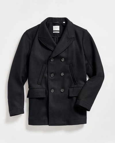 Billy Reid, Inc Bond Peacoat In Black