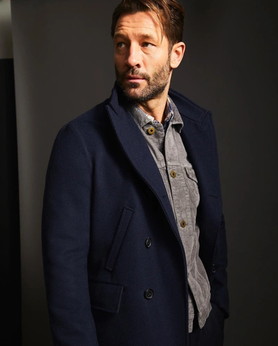 Shop Reid Bond Peacoat In Navy