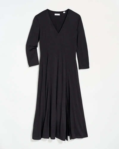 Shop Billy Reid Contour Knit Dress In Black