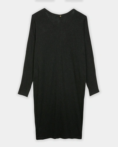 Billy Reid, Inc Cotton Cashmere Dolman Dress In Black