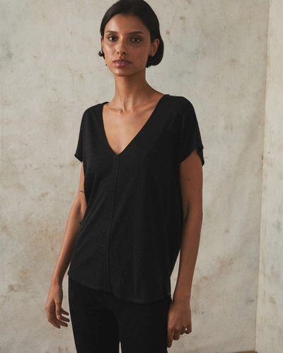 Billy Reid, Inc Cotton Cashmere Tee In Black