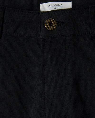 Reid Cropped Wide Leg Pant In Black