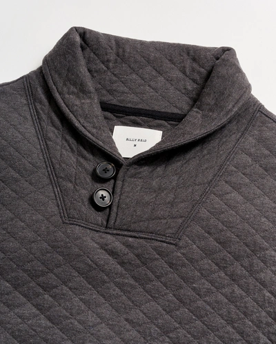 Reid Diamond Quilt Shawl In Black