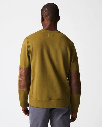 Shop Reid Dover Sweatshirt In Olive Drab