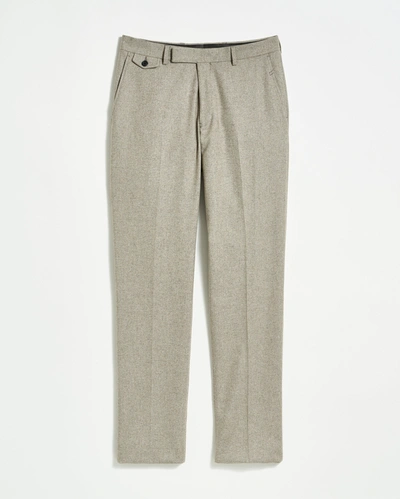 Shop Reid Flat Front Trouser In Grey