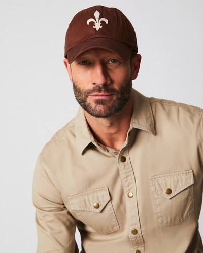 Shop Reid Fleur De Lis Cap In Billys Brown