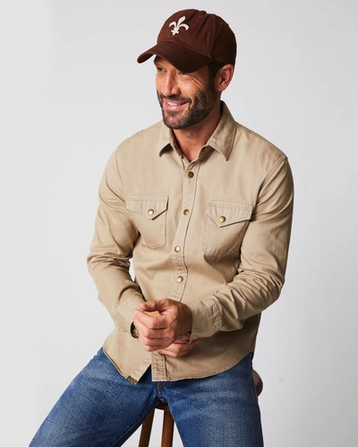 Reid Fleur De Lis Cap In Billys Brown