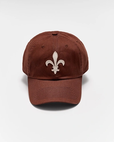 Reid Fleur De Lis Cap In Billys Brown