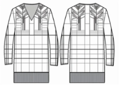 Shop Reid Flw Sweater Dress In Natural/grey