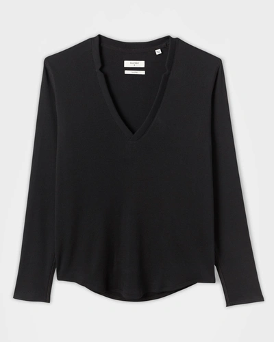 Reid Knit Camellia Top In Beach Blue