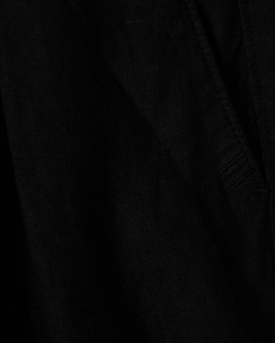 Reid Linen Pleated Short In Billy's Brown