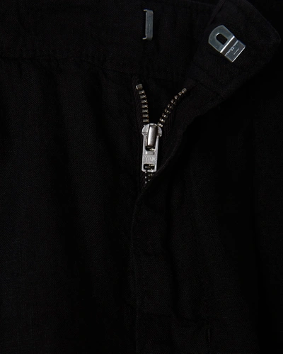 Reid Linen Pleated Short In Billy's Brown
