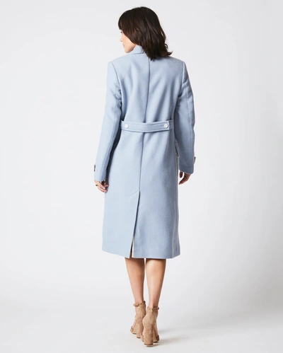 Shop Reid Macdougal Coat In Light Blue