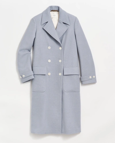 Shop Reid Macdougal Coat In Light Blue