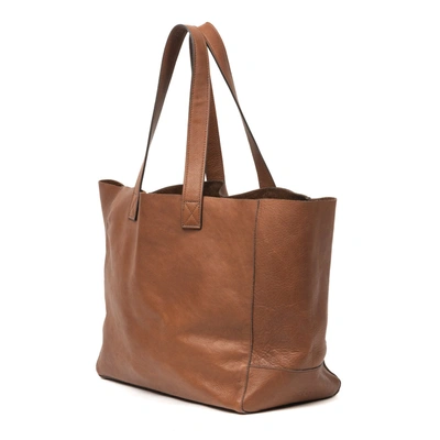 Billy Reid Moore & Giles Massie Tote In Seven Hills Umber