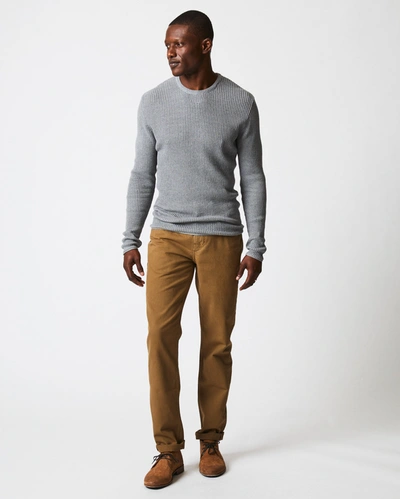 Billy Reid, Inc Mini Waffle Crew In Grey