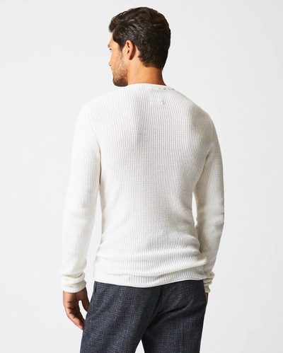 Billy Reid, Inc Mini Waffle Crew In White