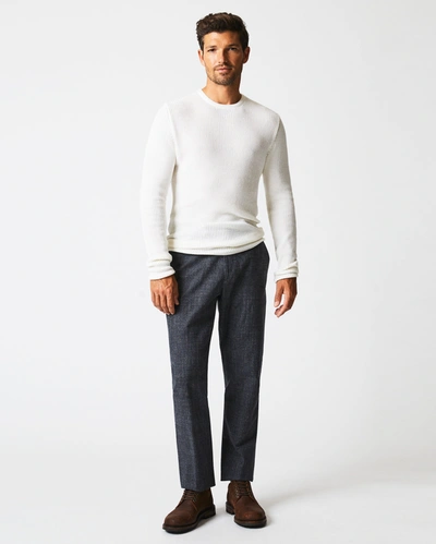 Billy Reid, Inc Mini Waffle Crew In White