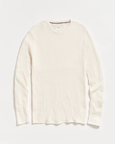 Billy Reid, Inc Mini Waffle Crew In White