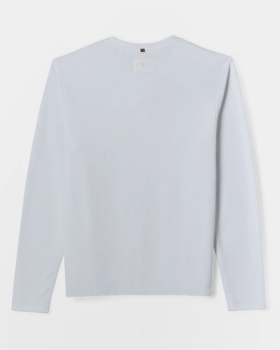Reid Mini Waffle Henley In Grey