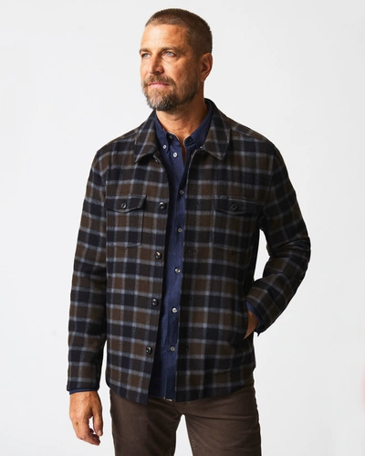 Reid Mo Shirt Jacket In Olive/multi