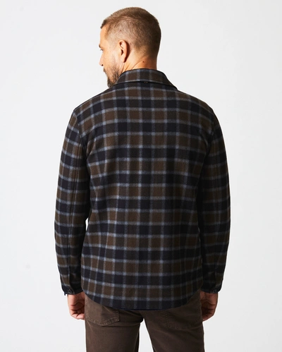 Reid Mo Shirt Jacket In Olive/multi