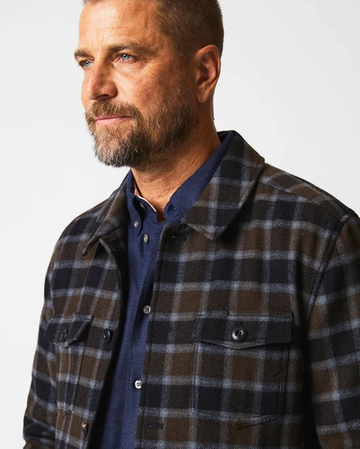 Reid Mo Shirt Jacket In Olive/multi