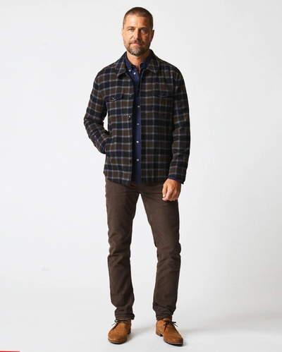 Reid Mo Shirt Jacket In Olive/multi