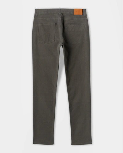 Shop Reid Moleskin Jean In Charcoal