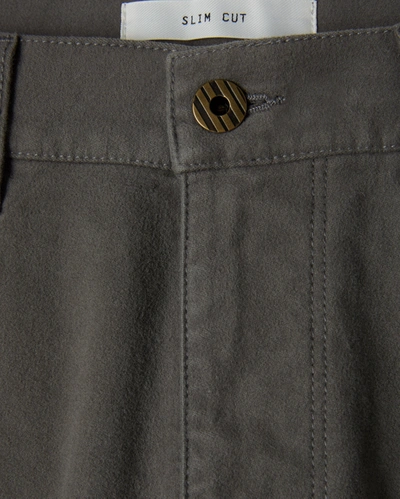 Reid Moleskin Jean In Charcoal
