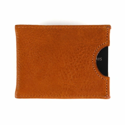Billy Reid Moore & Giles Money Clip Wallet In Modern Saddle