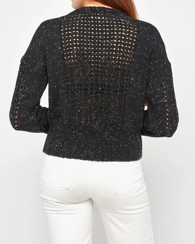 Shop Billy Reid, Inc Net Boxy Sweater In Black