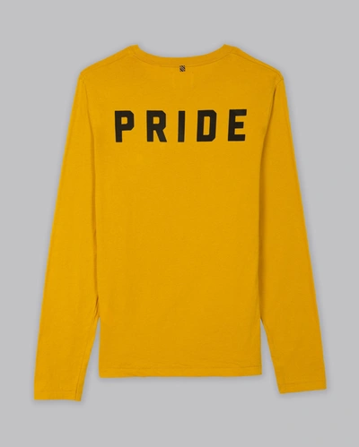Billy Reid, Inc Nyc L/s Tee In Gold