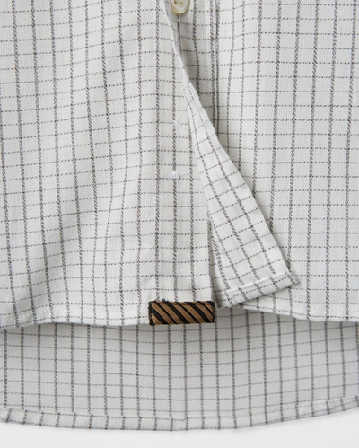 Shop Reid Offset Pocket Shirt In White