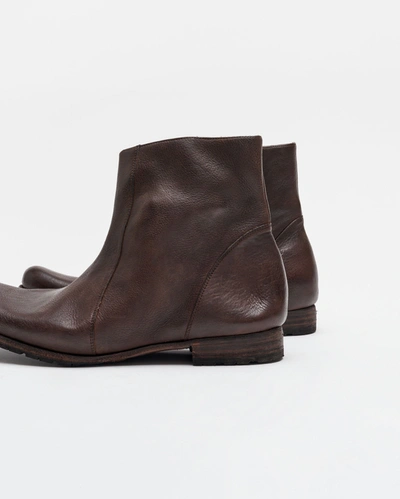 Reid Paglia Moto Boot In Black/dark Brown