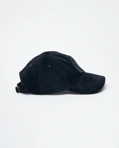 Reid Pelican Cord Cap In Black